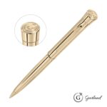 Custom Garland® Signature Emblem Twist Ballpoint Pen - Gold - 3