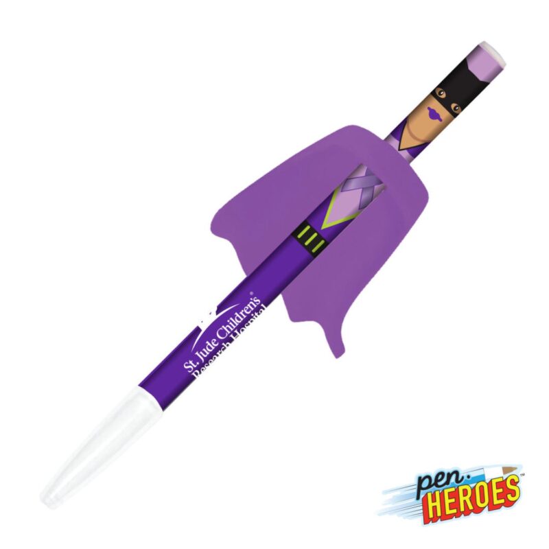 Custom Pen Heroes™ Awareness Series Female w/Cape Pen - 2