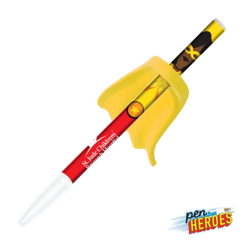 Custom Pen Heroes™ Awareness Series Female w/Cape Pen - 3