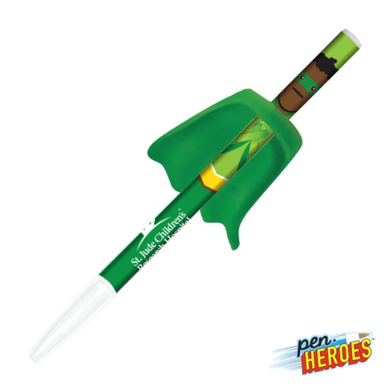 Custom Pen Heroes™ Awareness Series Female w/Cape Pen - 5