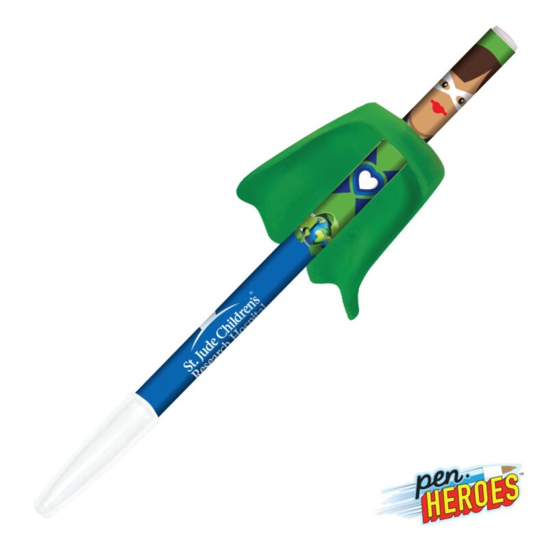 Custom Pen Heroes™ Awareness Series Female w/Cape Pen - 7