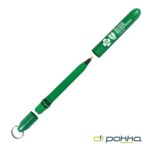 Custom Pokka® Pocket Pen w/Dock & Chrome Keyring - 3