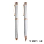 Custom Cerruti 1881® Austin Diamond Ballpoint & Rollerball Pen Set