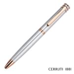 Custom Cerruti 1881® Austin Diamond Ballpoint & Rollerball Pen Set - 2