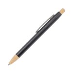 Custom Charon Aluminum Ballpoint Pen w/Bamboo Clicker & Tip - 1