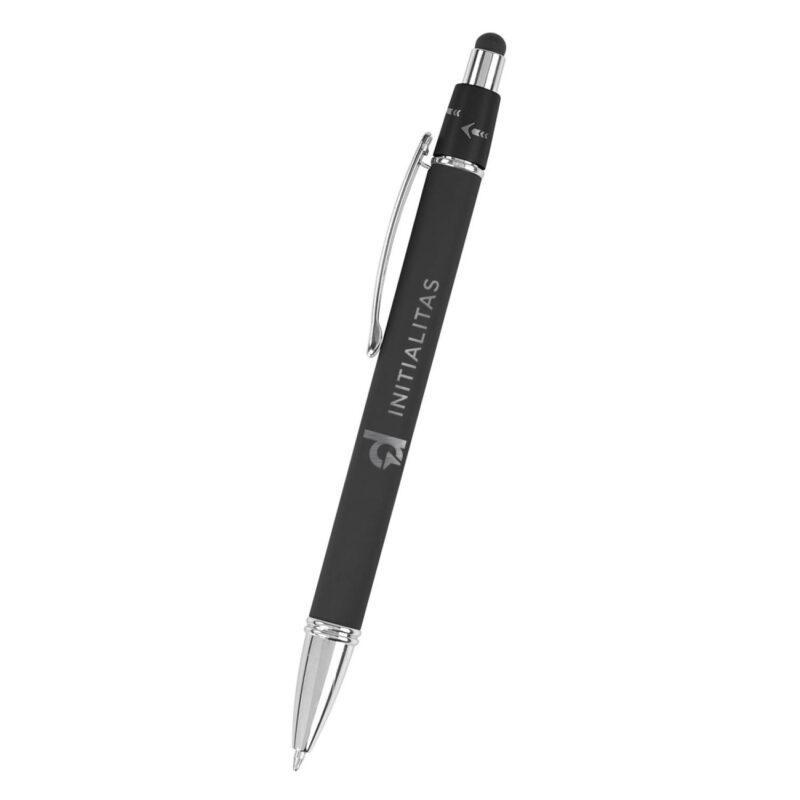Custom Bella Recycled Aluminum Pen With Stylus - 3