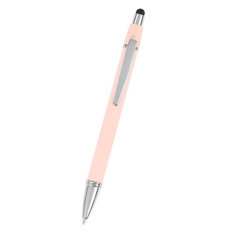 Custom Bella Recycled Aluminum Pen With Stylus - 4