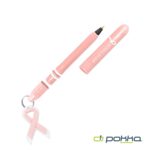 Custom Pokka® Pocket Pen w/Dock & Chrome Keyring & Charm - 8