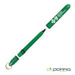 Custom Pokka® Pocket Pen w/Dock & Gold Keyring - 3