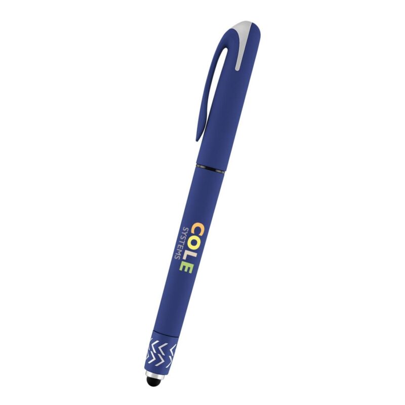 Custom Spin Top Gel Pen With Stylus - 7