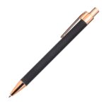 Custom Avison Clicker Ballpoint Pen w/Rose Gold Accents - 1