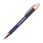 Custom Avison Clicker Ballpoint Pen w/Rose Gold Accents - 2