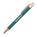 Custom Avison Clicker Ballpoint Pen w/Rose Gold Accents - 3