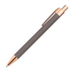 Custom Avison Clicker Ballpoint Pen w/Rose Gold Accents - 9