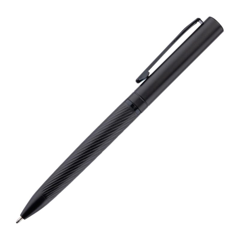 Custom Hillstar Textured Barrel Ballpoint Pen - 1