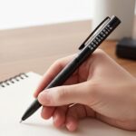 Custom Hillstar Textured Barrel Ballpoint Pen - 3