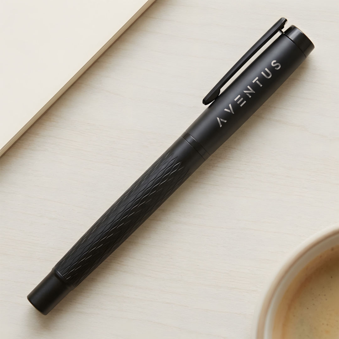 Custom Krasner Abstract Design Rollerball Pen - 4