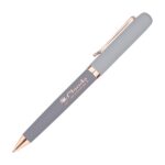 Custom Goldfinch Dual Toned Ballpoint Pen w/Rose Gold Accents - 3