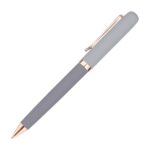 Custom Goldfinch Dual Toned Ballpoint Pen w/Rose Gold Accents - 8