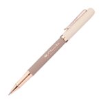 Custom Goldfinch Dual Toned Rollerball Pen w/Rose Accents - 2