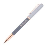 Custom Goldfinch Dual Toned Rollerball Pen w/Rose Accents - 3