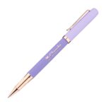 Custom Goldfinch Dual Toned Rollerball Pen w/Rose Accents - 4