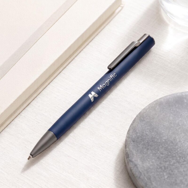 Custom Hawken Recycled Aluminum Ballpoint Pen - 6