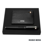 Custom Hugo Boss Rollerball Pen & Card Holder Set - 1
