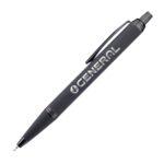Custom Linnet Rubberized Gel Pen w/ Chrome Accents