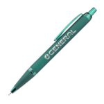 Custom Linnet Rubberized Gel Pen w/ Chrome Accents - 3