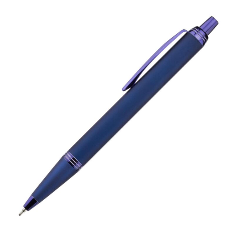 Custom Linnet Rubberized Gel Pen w/ Chrome Accents - 9